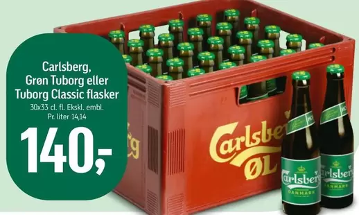 Carlsberg - Tuborg Classic flasker