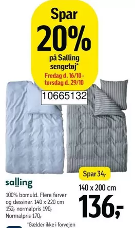 salling sengetøj