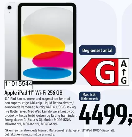 Den - iPad 11" Wi-Fi 256 GB