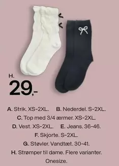 Strømper til dame