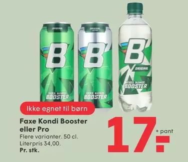 Faxe - Kondi Booster eller Pro