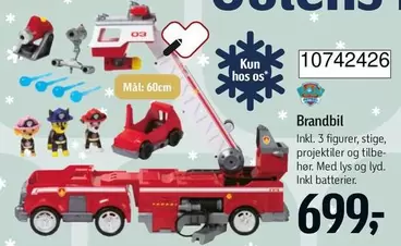 Paw Patrol - Brandbil