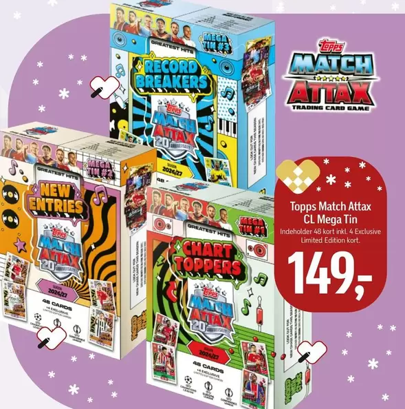 Kort - Match Attax CL Mega Tin
