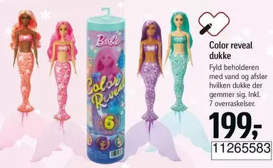 Barbie - Color Reveal dukke