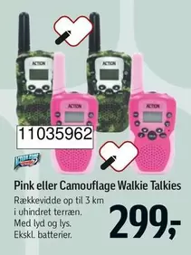 Pink eller Camouflage Walkie Talkies 11035962