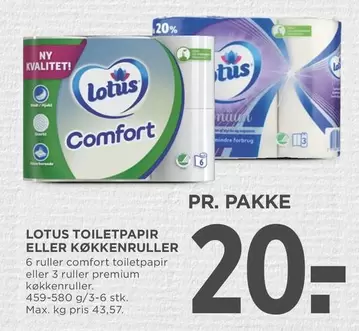 TOILETPAPIR ELLER KØKKENRULLER