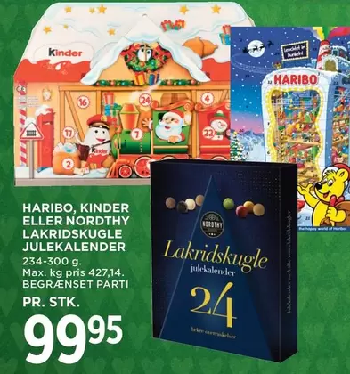 Kinder - LAKRIDSKUGLE JULEKALENDER