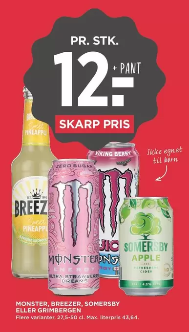 Monster - MONSTER, BREEZER, SOMERSBY