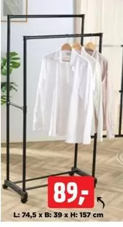 Double Garment Rack