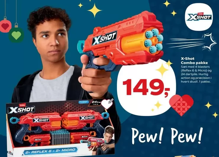 X-Shot Combo pakke