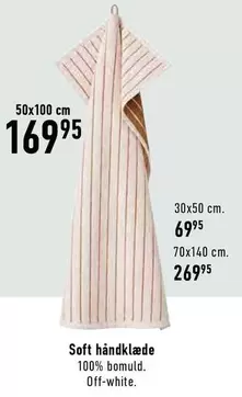 Soft håndklæde
