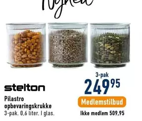 Stelton - Pilastro opbevaringskrukke