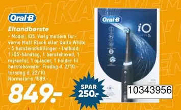 Oral B - Eltandbørste iO Series 5