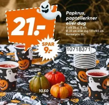 Papyrus, papirtallerkner eller dug
