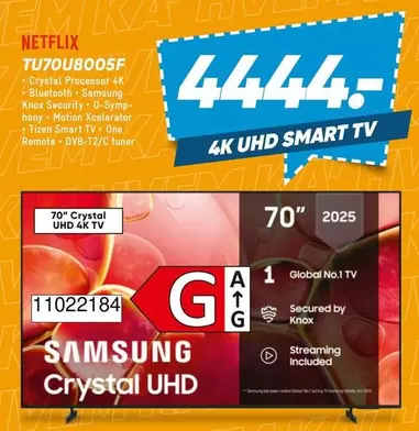 TU70U8005F 4K UHD SMART TV