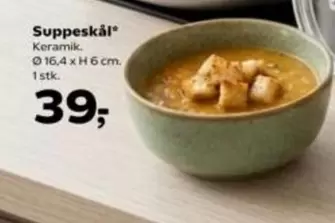 Keramik - Suppeskål