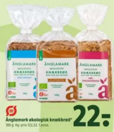 økologisk knækbrød