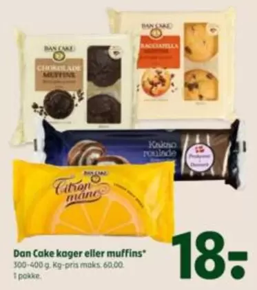 Dan Cake kager eller muffins