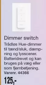 Dimmer switch Varenr. 44366