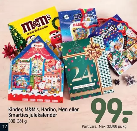 Kinder - Julekalender