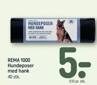 Hundeposer med hank