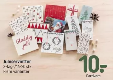 Juleservietter