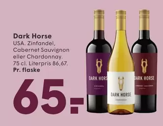 Zinfandel - USA. , Cabernet Sauvignon eller Chardonnay