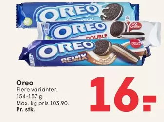 Oreo Flere varianter