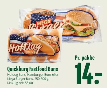 Hotdog Buns, Hamburger Buns eller Mega Burger Buns