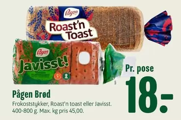 P
uevo Roast'n Toast eller Javisst!