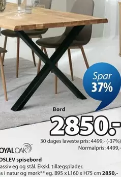 Natur - OSLEV spisebord