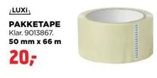 PAKKETAPE Klar. 9013867. 50 mm x 66 m