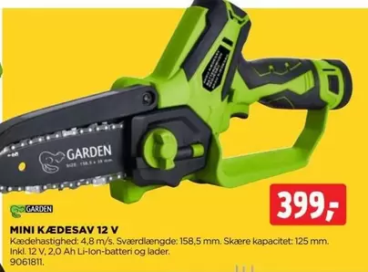 MINI KÆDESAV 12 V