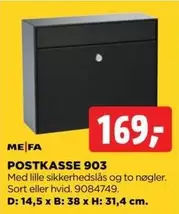 POSTKASSE 903