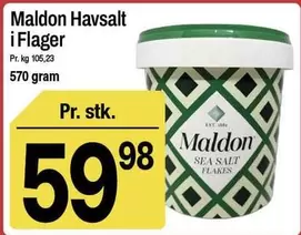Maldon Havsalt i Flager