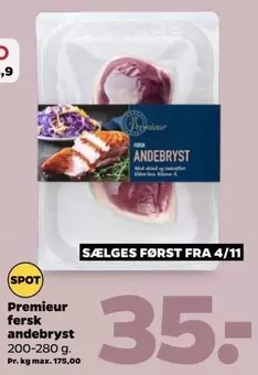 Fersk Andebryst