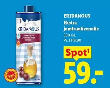 Ekstra jomfruolivenolie