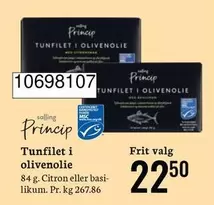 Tunfilet i olivenolie