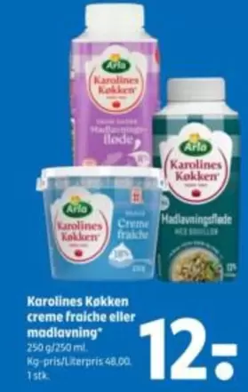Arla - Karolines Kkken creme fraiche eller madlavning