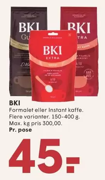 Formålet eller Instant kaffe