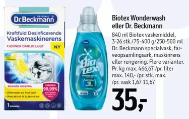 Bio - Wonderwash eller Vaskemaskinerens