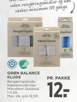 Grøn Balance Klude