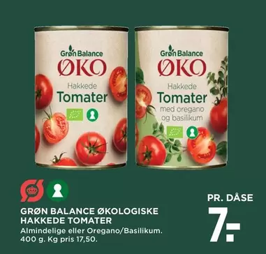 ØKO Hakkede Tomater