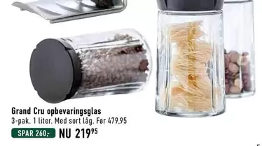 Grand Cru opbevaringsglas