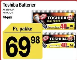 Batterier