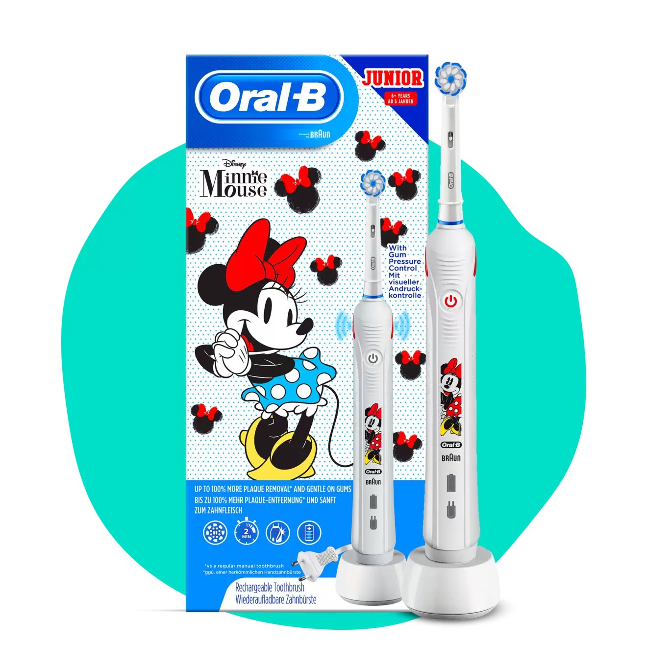 Oral-B Junior Minnie Mouse eltandbørste
