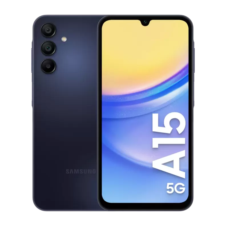 Samsung Galaxy A15 5G 128 GB, sort