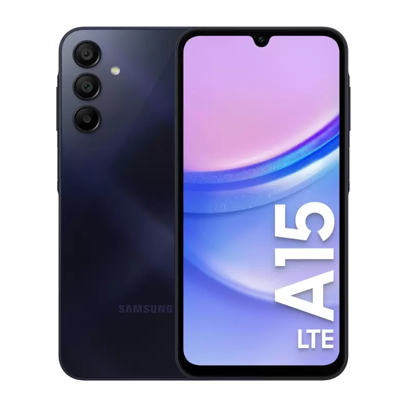 Samsung Galaxy A15 128 GB, sort