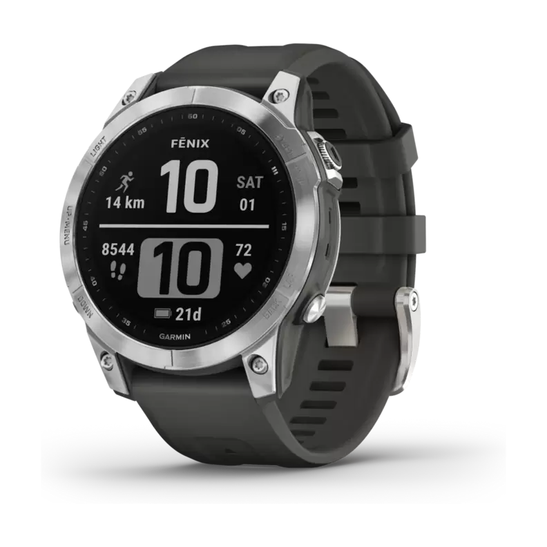 Garmin Fenix 7 Sportur, grafit/sølv 47 mm