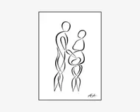 Plakat 50 x 70 cm Gravid